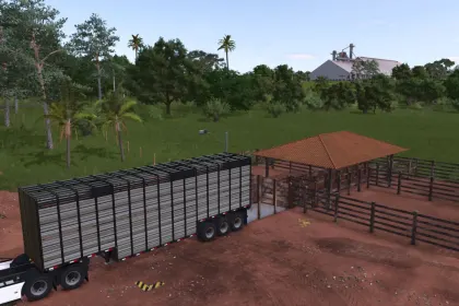 Причіп для великої рогатої худоби Lizard для Farming Simulator 25
