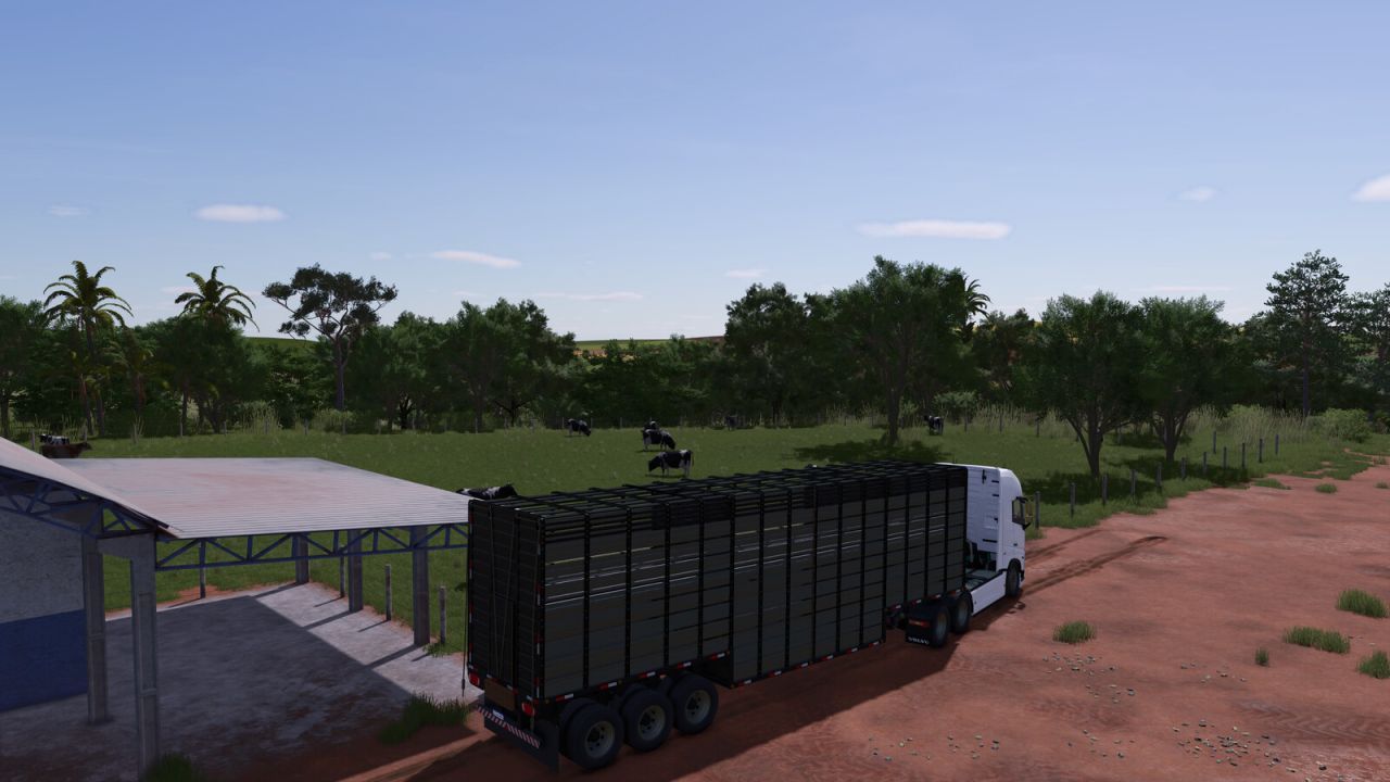 Причіп для великої рогатої худоби Lizard для Farming Simulator 25