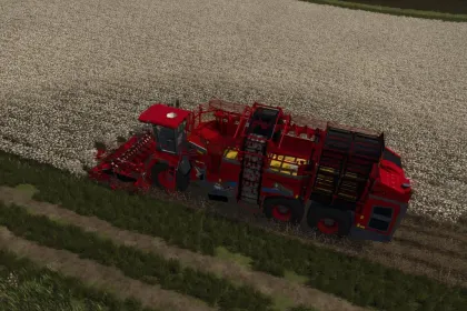Potężny Kombajn ROPA Tiger6S Cotton Edition do Warzyw, Bawełny i Cebuli w FS25 — 1
