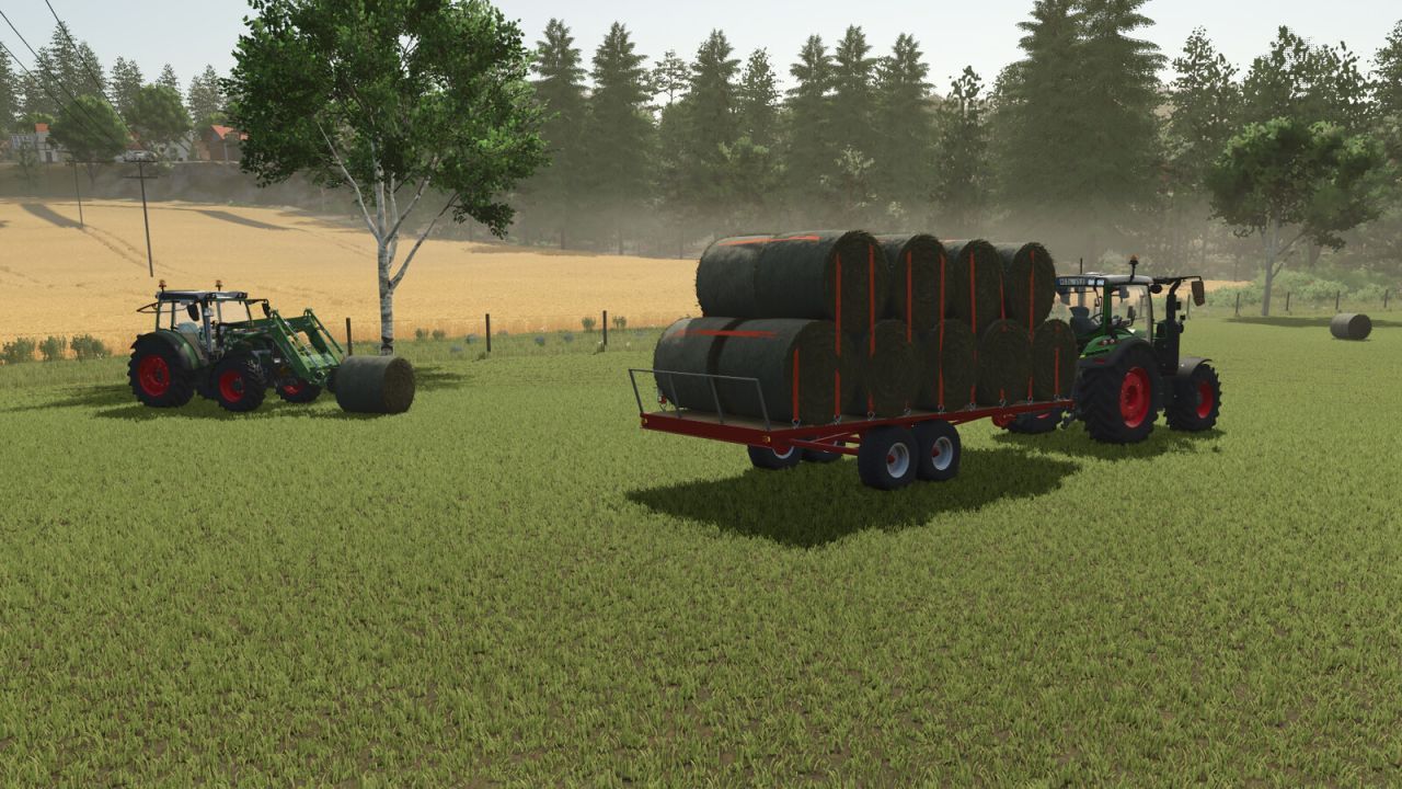 Причіп для тюків для Farming Simulator 25