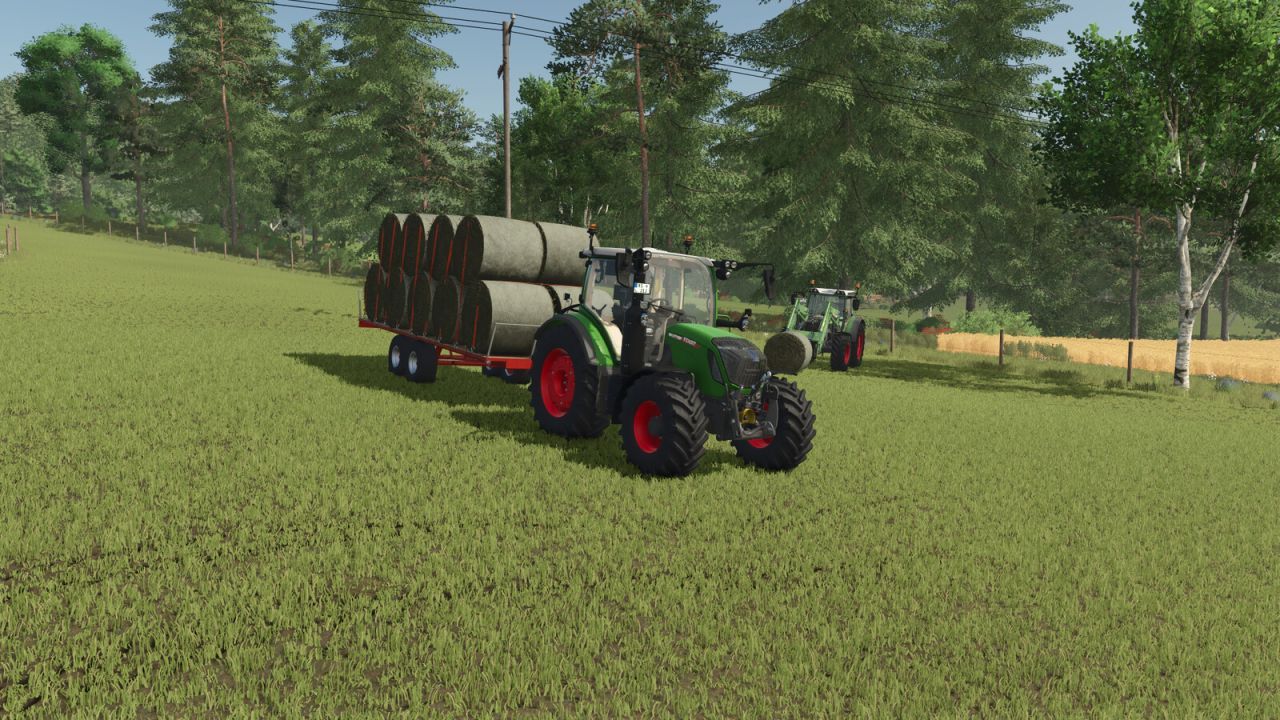 Причіп для тюків для Farming Simulator 25