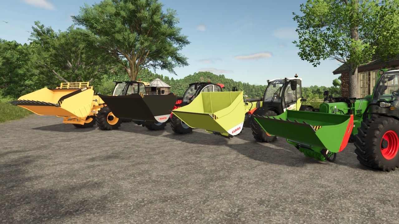 Пакет навантажувачів Telehandlershovel для Farming Simulator 25