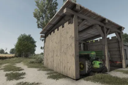 Дерев'яний сарай для Farming Simulator 25 — 2