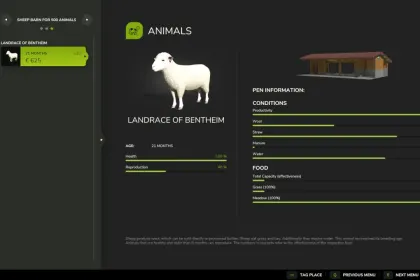Скрипт для овець: солома і гній для Farming Simulator 25