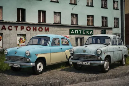 Мод на автомобіль Москвич 402 v1.0.1.0 для Farming Simulator 25 — 3