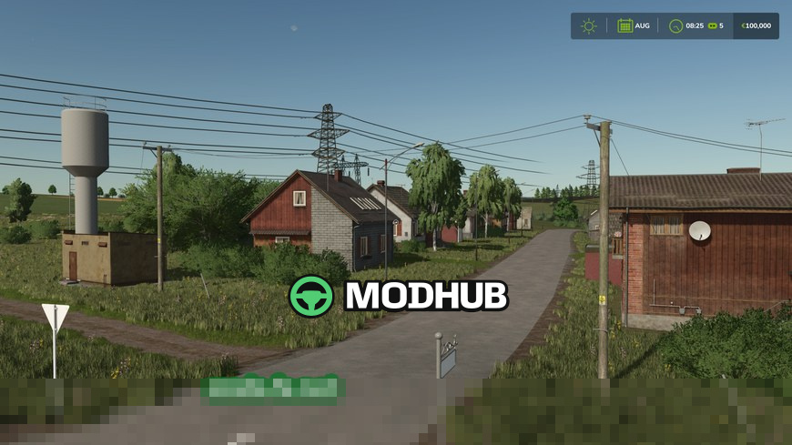 Mod na mapy Wieś Burłaki dla Farming Simulator 25