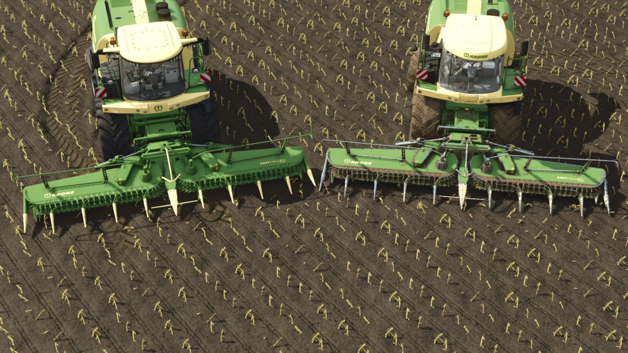 Ефективна Жатка Krone EasyCollect 750 (7.5 м) для Швидкого Збирання Кукурудзи у FS25