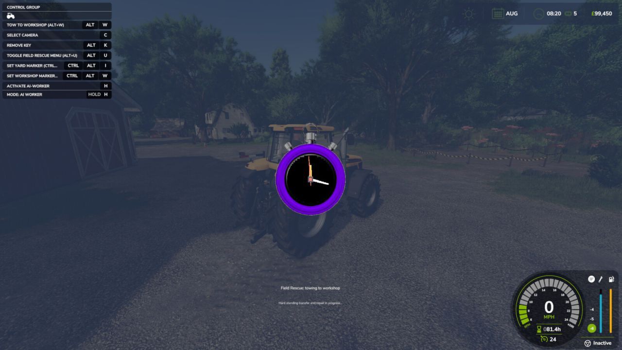 Реалістичний сервіс автомобілів для Farming Simulator 25