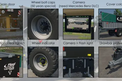 Потужний Причіп Fliegl Taurus Pack (ASW 281/381/391/3101) для Максимальних Вантажів у FS25 — 5