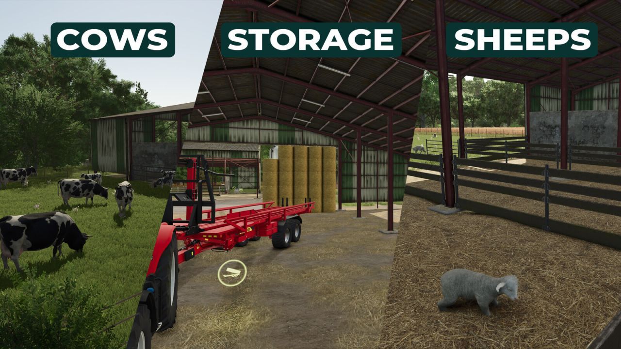 Мультфункціональні сараї для Farming Simulator 25