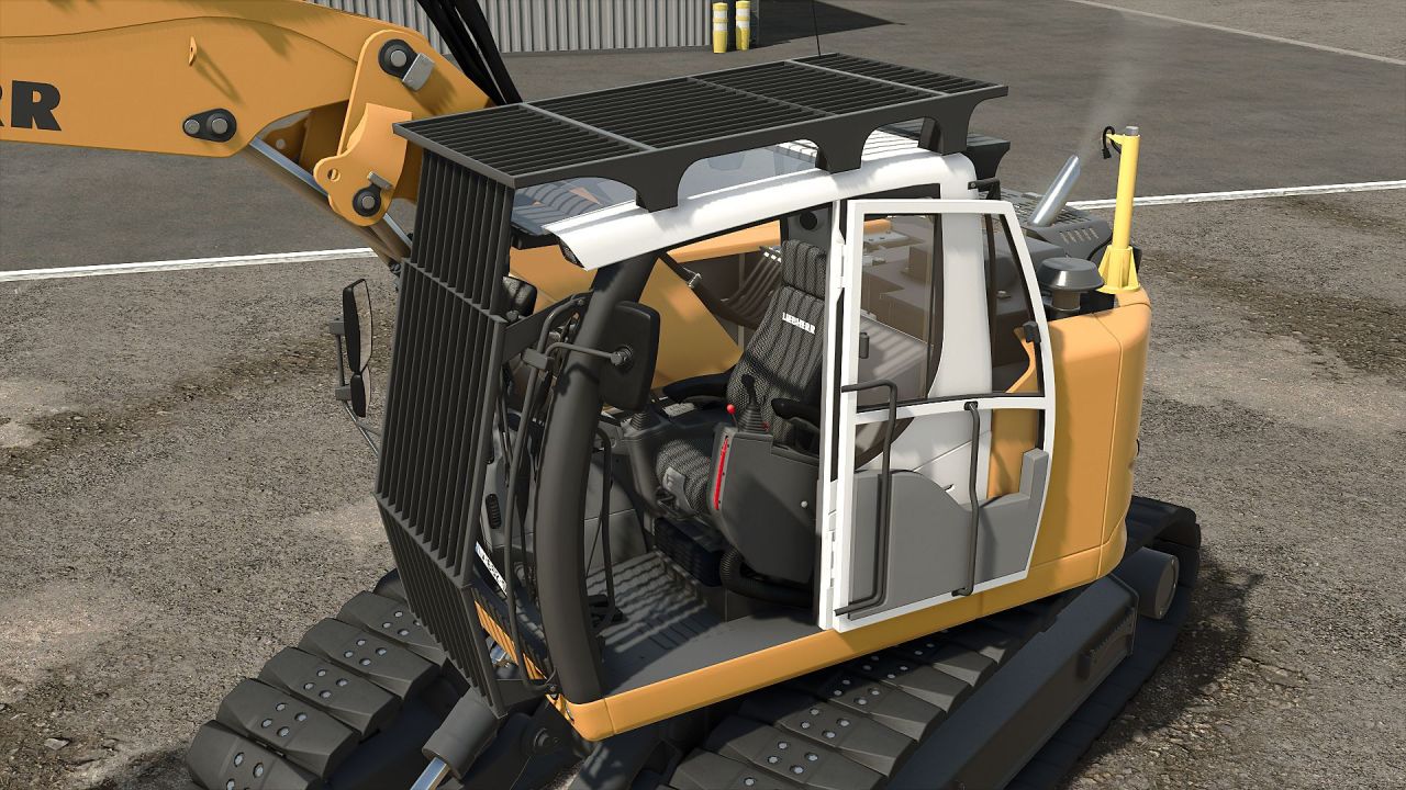 Powerful Excavator Liebherr R914 for Farming Simulator 25 — Flexible Options and Interactive Control