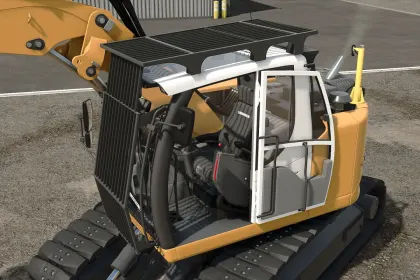 Mocny Koparka Liebherr R914 do Farming Simulator 25 — Elastyczne Opcje i Interaktywna Kontrola