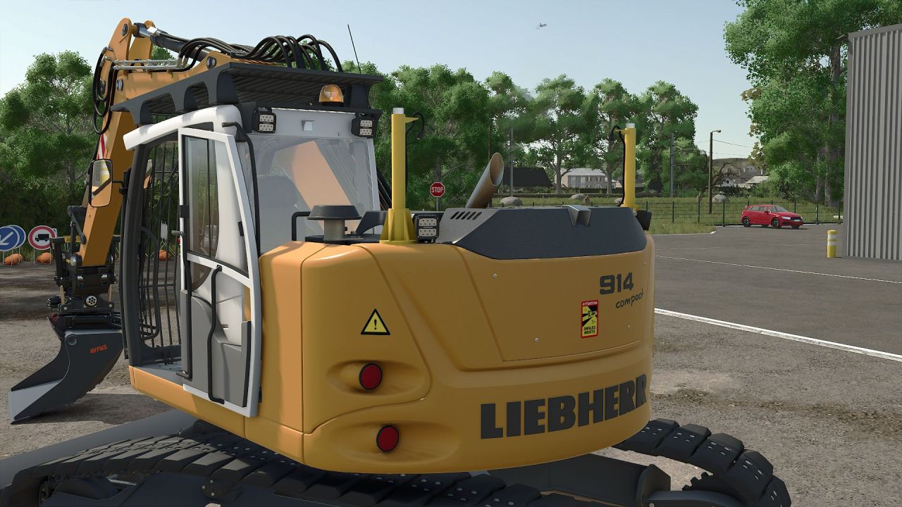 Powerful Excavator Liebherr R914 for Farming Simulator 25 — Flexible Options and Interactive Control