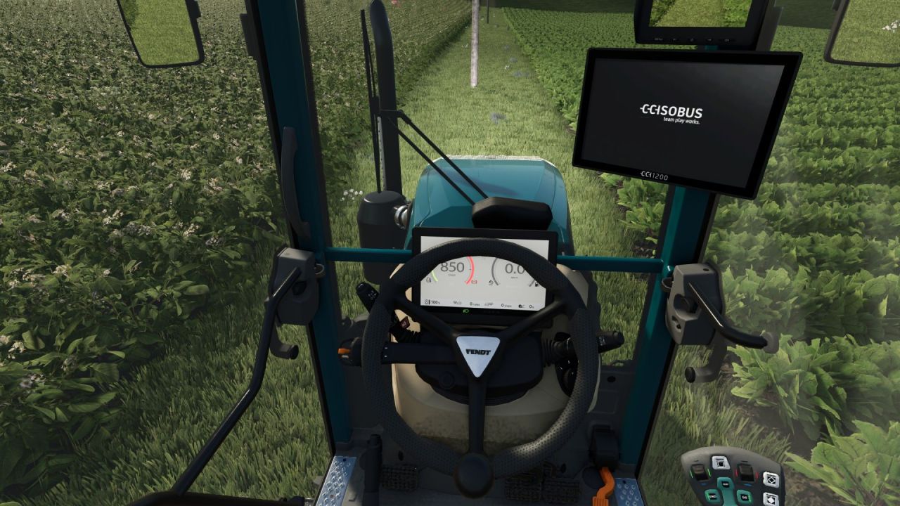 Трактор Fendt 200 Vario з CCI1200 для Farming Simulator 25