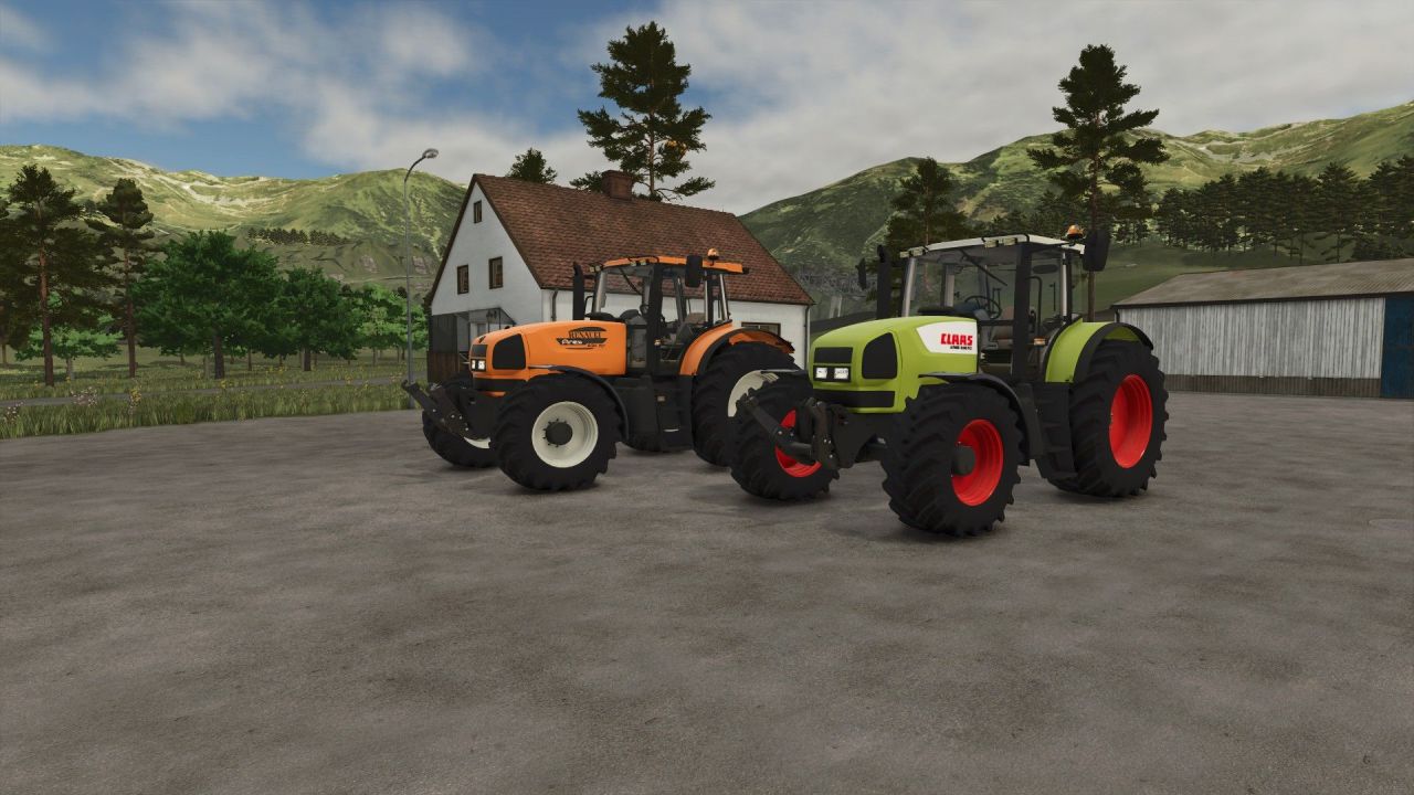 Трактор Renault Ares 836RZ для Farming Simulator 25