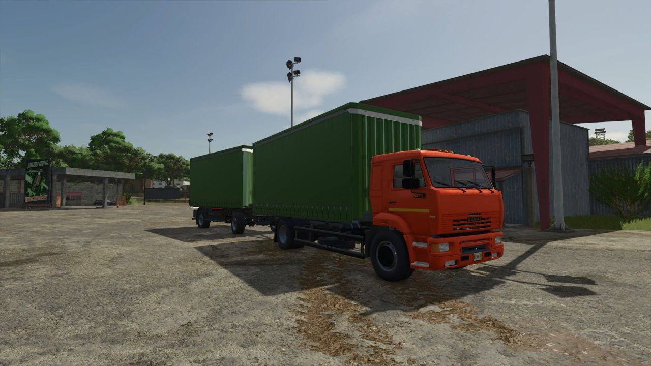 Truck MAN TGX 26.640 with Trailers for Farming Simulator 25