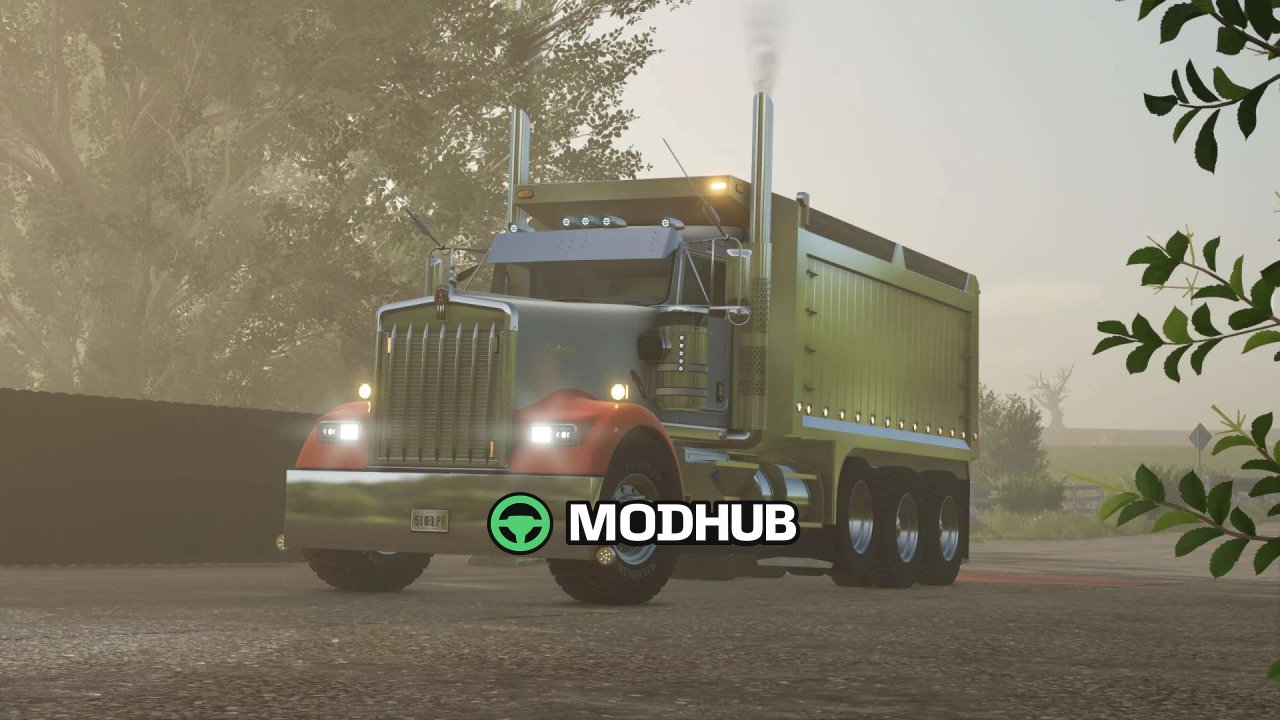 Mod for Powerful Dumper Kenworth W900 for FS25