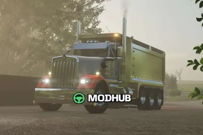 Mod für leistungsstarken Kenworth W900 Dumper für FS25