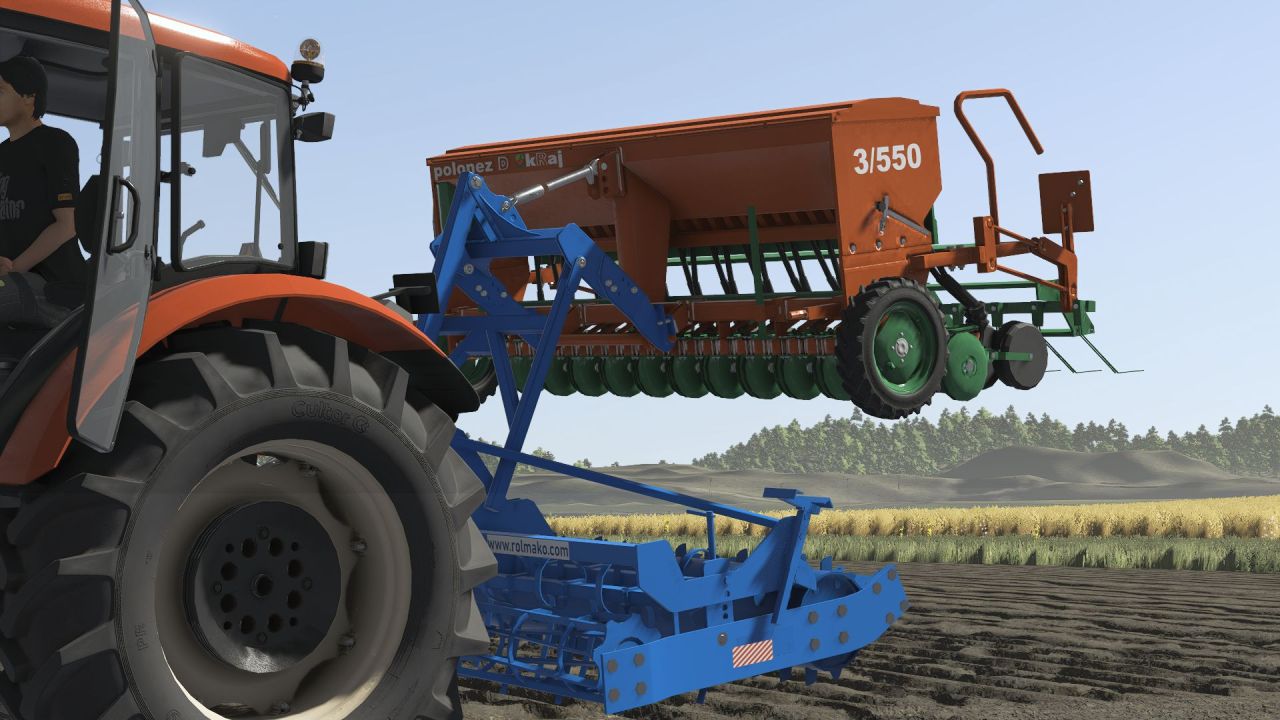 Плуг Rolmako U659/1 для Farming Simulator 25