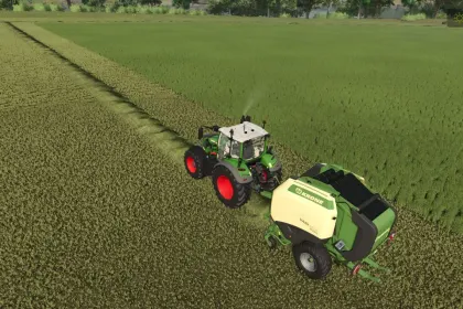 Покращений круглий прес для Farming Simulator 25