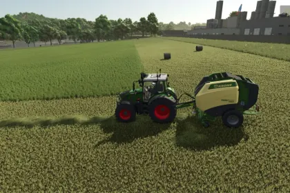 Improved Round Baler for Farming Simulator 25 — 2