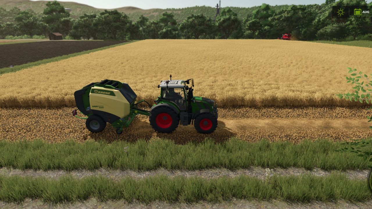 Improved Round Baler for Farming Simulator 25