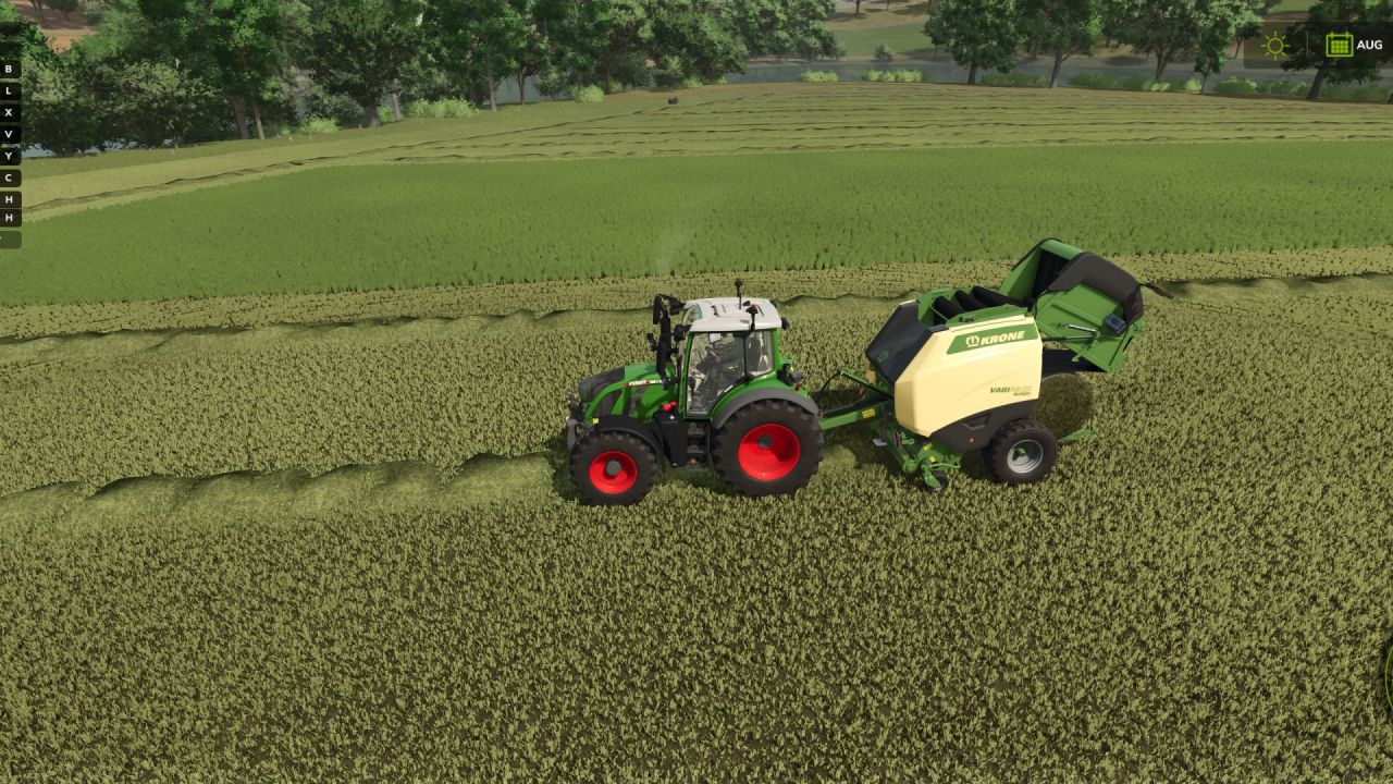 Improved Round Baler for Farming Simulator 25