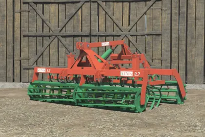Гідравлічний плуг Unia 2.7 для Farming Simulator 25