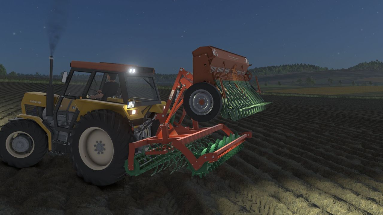 Гідравлічний плуг Unia 2.7 для Farming Simulator 25