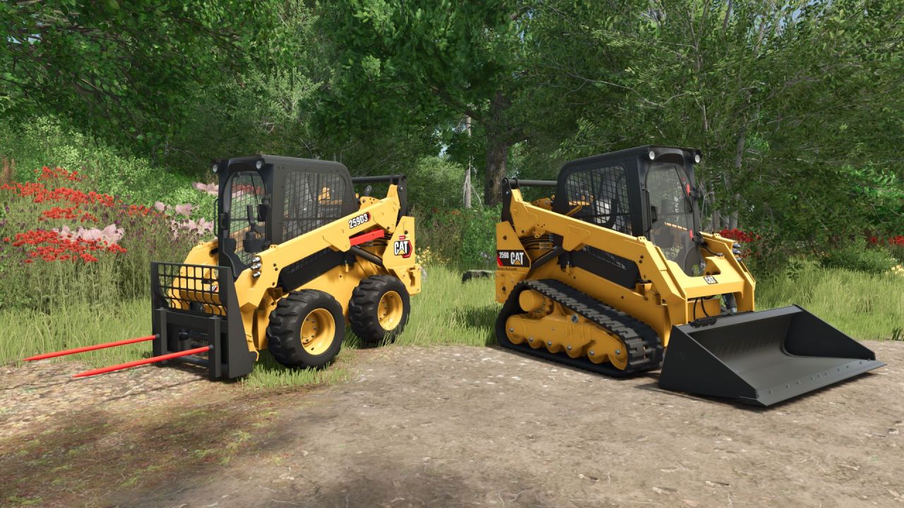 Kompaktlader Caterpillar 242D/259D für Farming Simulator 25