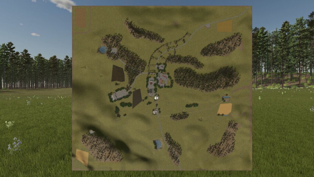 Карта Rustic Roots для Farming Simulator 25