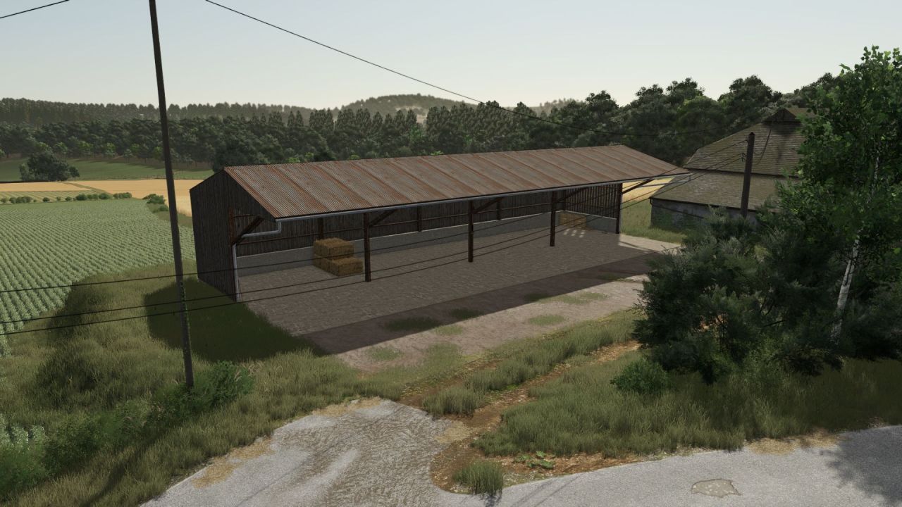 Storage Shed Le Stock Breizh for Farming Simulator 25
