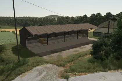 Storage Shed Le Stock Breizh for Farming Simulator 25 — 2