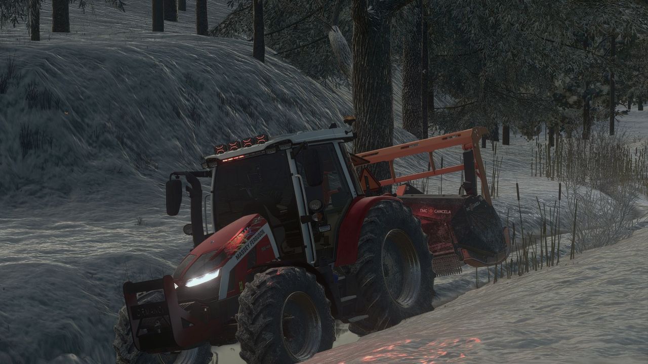 Трактор Massey Ferguson 5S Edit для Farming Simulator 25