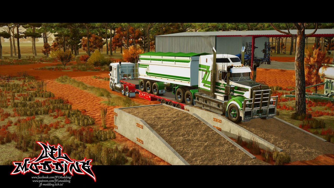 Пакет будівель Aussie для Farming Simulator 25