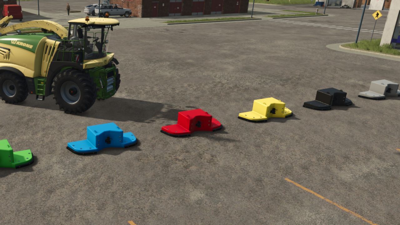 AGCO Forage Harvester Rear Weight for Farming Simulator 25