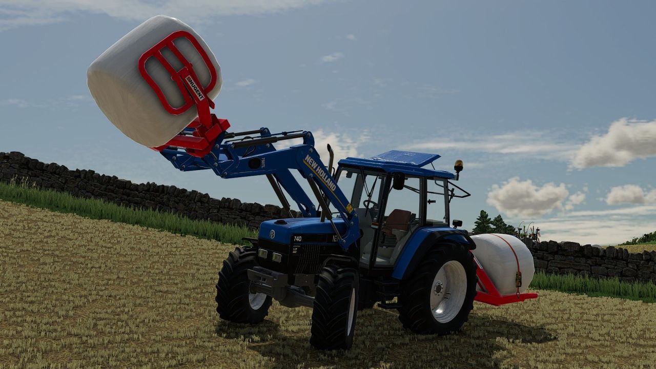 Chwytak do bel Nugent Engineering do Farming Simulator 22
