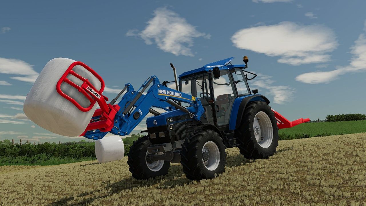 Chwytak do bel Nugent Engineering do Farming Simulator 22