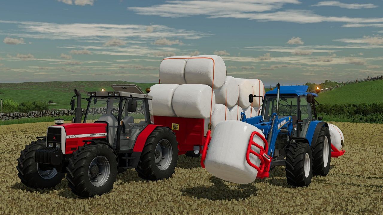 Chwytak do bel Nugent Engineering do Farming Simulator 22