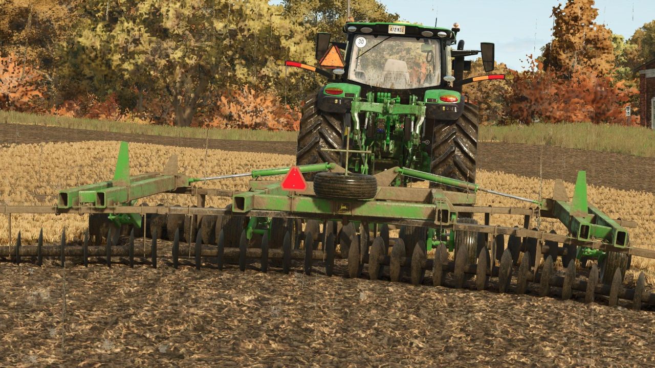 Дисковий обробник John Deere 630 22ft для Farming Simulator 25