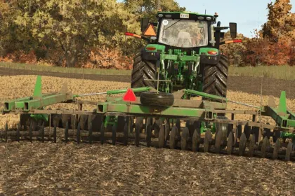 Дисковий обробник John Deere 630 22ft для Farming Simulator 25 — 2