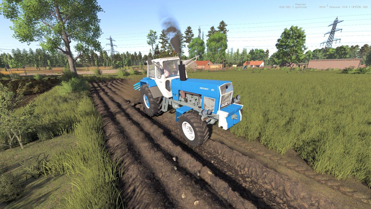 Трактор Fortschritt ZT 403 для Farming Simulator 25