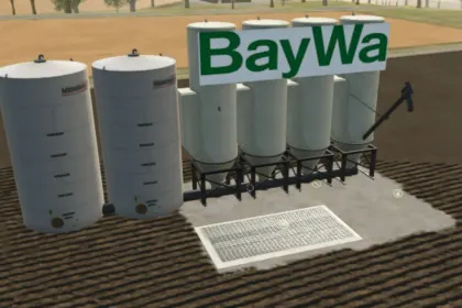 Виробництво кормів для корів BayWa Point для Farming Simulator 25