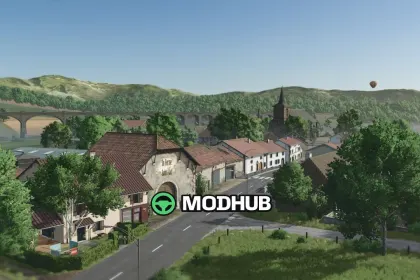 Mod für die legendäre Karte Pallegney v1220 für FS25 – Französische Lothringen mit neuen Produktionen