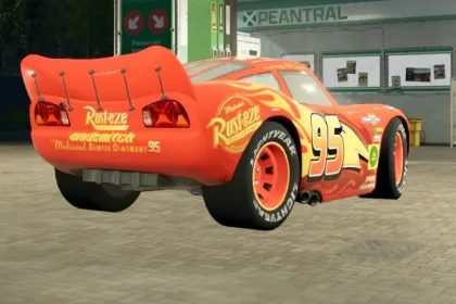 Автомобіль Lightning McQueen для Farming Simulator 25 — 2