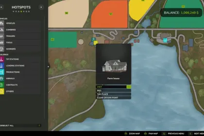 Set Spawn Location Mod for Farming Simulator 25 — 2