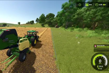 HUD stanu drzwi prasy do Farming Simulator 25 — 3
