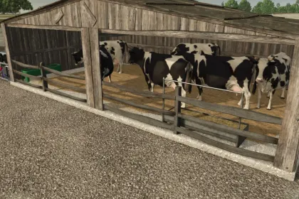 Старі корівники для Farming Simulator 25