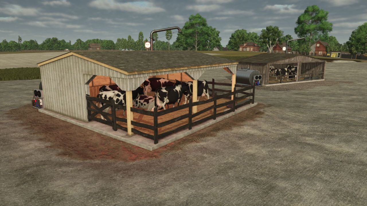 Old Cow Sheds for Farming Simulator 25