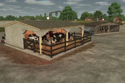 Old Cow Sheds for Farming Simulator 25 — 2